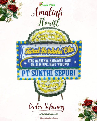 Papan Bunga Duka di Pagutan Barat